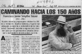 Caminando hacia los 150 años  [artículo] Eduardo Tampe S. J.