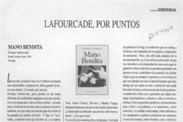Lafourcade, por puntos  [artículo] Fernando Emmerich.
