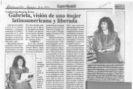 Gabriela, visión de una mujer latinoamericana y liberada  [artículo].