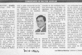 ""El viaducto", Darío Oses  [artículo] Milton Aguilar.