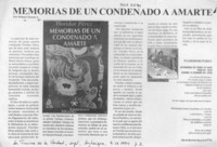 Memorias de un condenado a amarte  [artículo] Nelson Cáceres A.