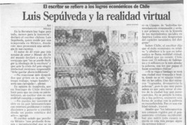 Luis Sepúlveda y la realidad virtual  [artículo].