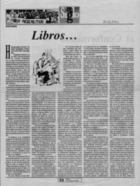 Libros --  [artículo] Fernando Quilodrán.
