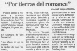 "Por tierras del romance"  [artículo] José Carrión Canales.