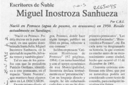 Miguel Inostroza Sanhueza  [artículo] C. R. I.