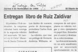 Entregan libro de Ruiz Zaldívar
