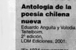 Antología de la poesía chilena nueva : [artículo]