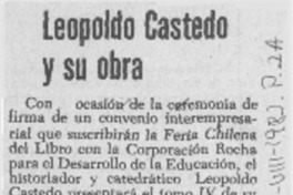 Leopoldo Castedo y su obra.