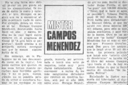 Mister Campos Menéndez.  [artículo]