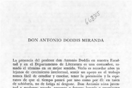 Don Antonio Doddis Miranda