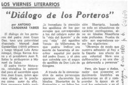 "Diálogo de los porteros"