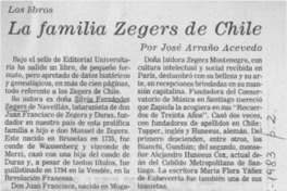 La familia Zegers en Chile