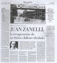 Juan Zanelli, la recuperación de un héroe chileno olvidado