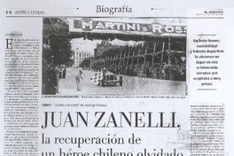 Juan Zanelli, la recuperación de un héroe chileno olvidado