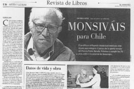 Monsiváis para Chile (entrevista)