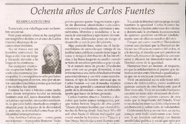 Ochenta años de Carlos Fuentes