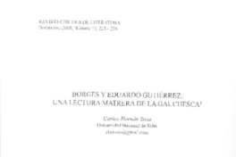 Borges y Eduardo Gutiérrez