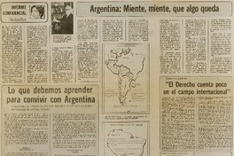 Argentina: miente, miente que algo queda
