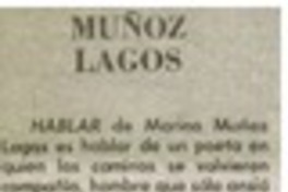 Muñoz Lagos