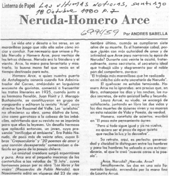 Neruda-Homero Arce