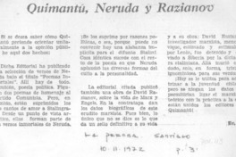 Quimantú, Neruda y Razianov