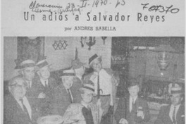 Un adiós a Salvador Reyes