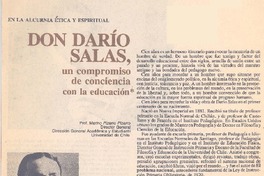 Don Darío Salas, un compromiso de conciencoa con la educación