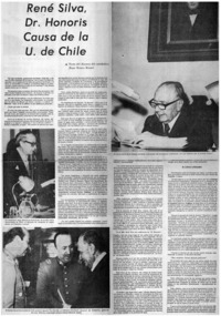 René Silva, dr. Honoris causa de la U. de Chile