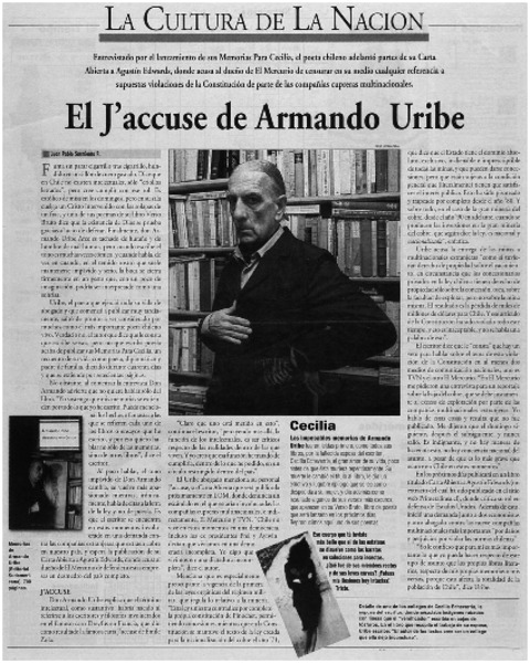 El J'acsuse de Armando Uribe