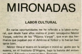 Labor cultural