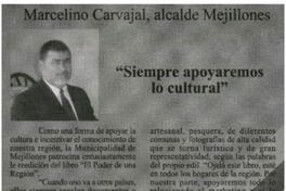 Marcelino Carvajal, alcalde Mejillones.