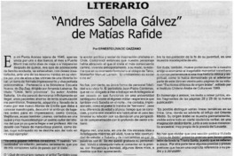 Andres Sabella Gálvez de Matías Rafide