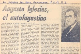 Augusto Iglesias, el antofagastino