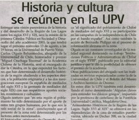 Historia y cultura se reúnen en la UPV