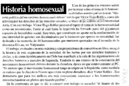 Historia homosexual