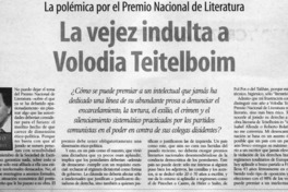 La vejez indulta a Volodia Teitelboim