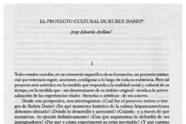 El proyecto cultural de Rubén Darío