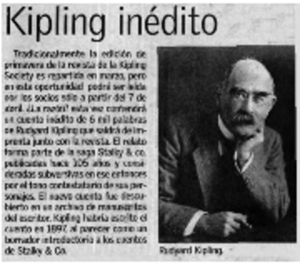 Kipling inédito