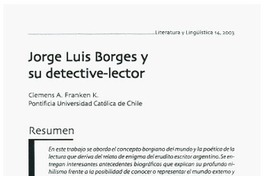 Jorge Luis Borges y su detective-lector