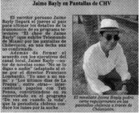 Jaime Bayly en pantallas de CHV.