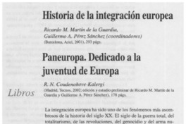 Historia de la integración europea