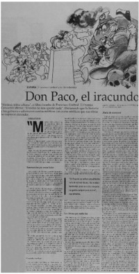 Don Paco, el iracundo