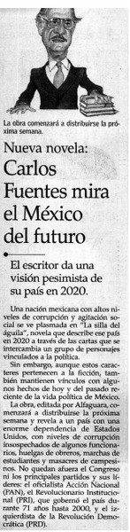 Carlos Fuentes mira el México del futuro