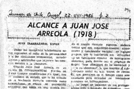 Alcance a Juan José Arreola (1918)