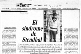 El síndrome de Stendhal