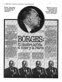Borges: el hombre, la vida, el amor y la patria
