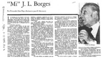"Mi" J. L. Borges