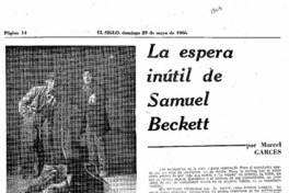 La espera inútil de Samuel Beckett