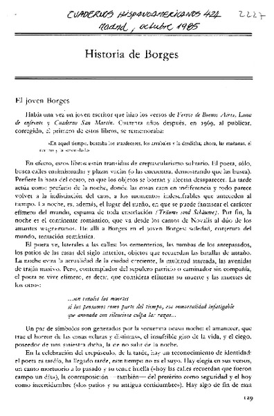 Historia de Borges