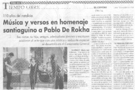 Música y versos en homenaje santiaguino a Pablo de Rokha